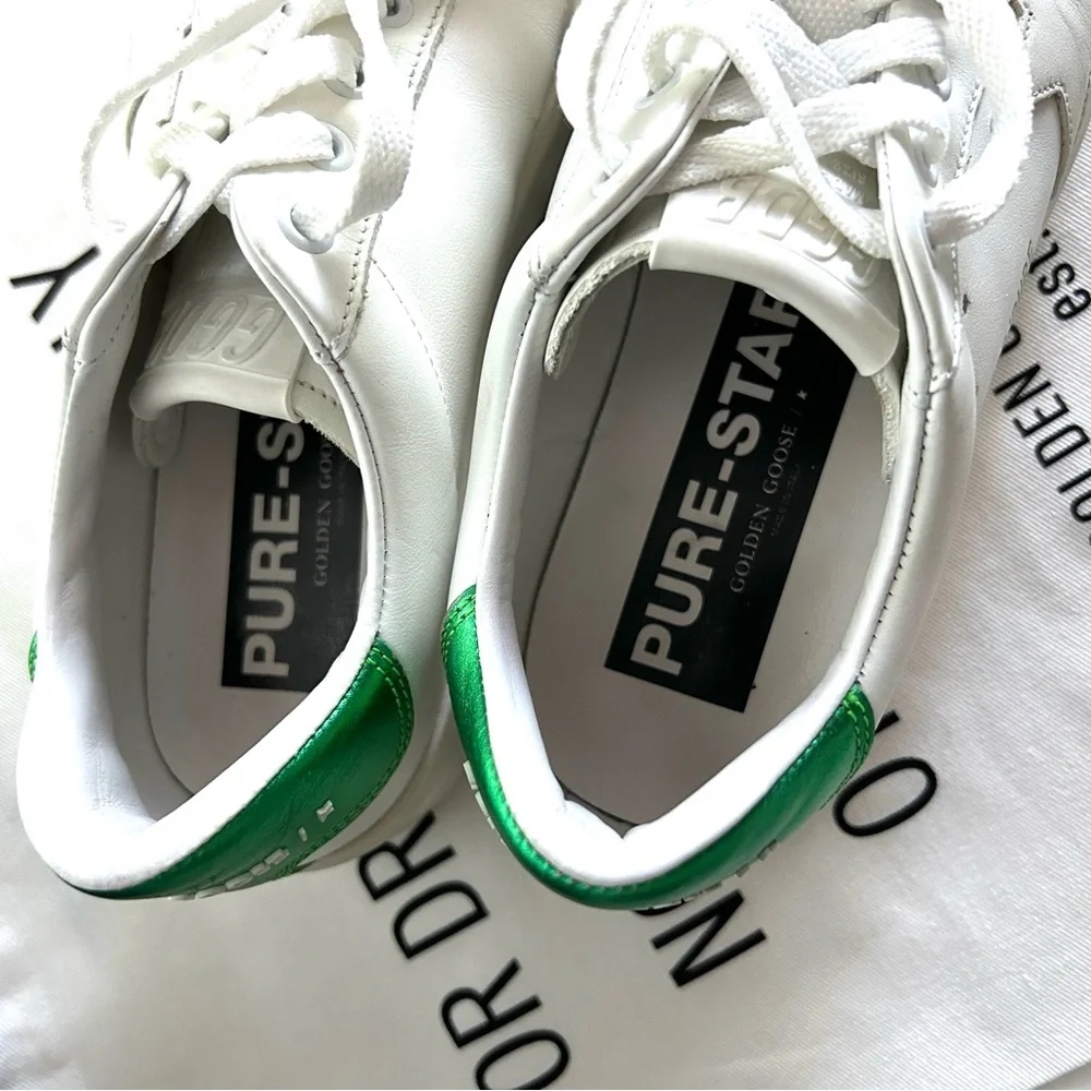 GOLDEN GOOSE PURE STAR SNEAKERS SIZE 7 - Picture 5 of 12